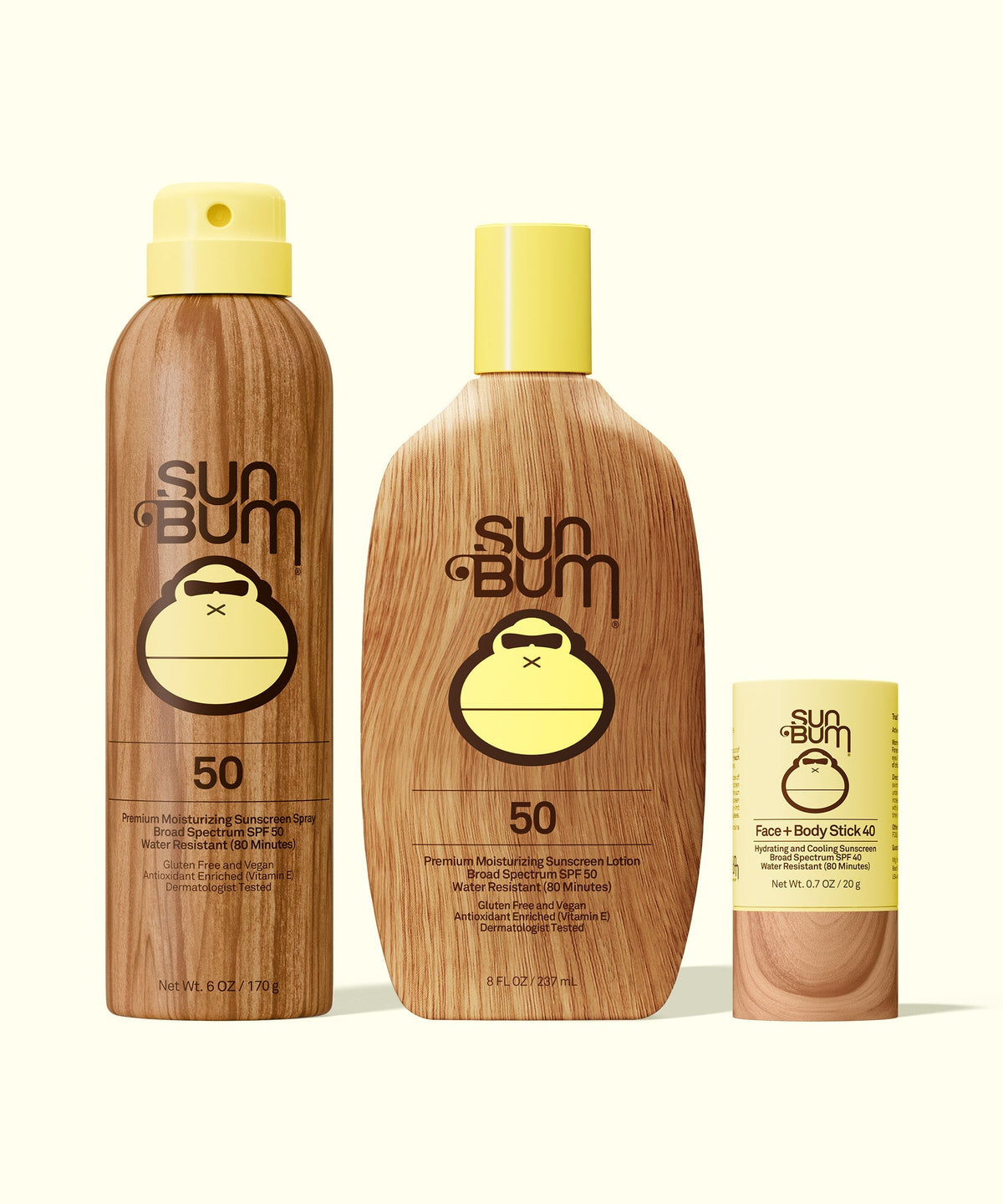 SPF 50 Spray + Lotion + Face and Body Stick 40 Bundle N2